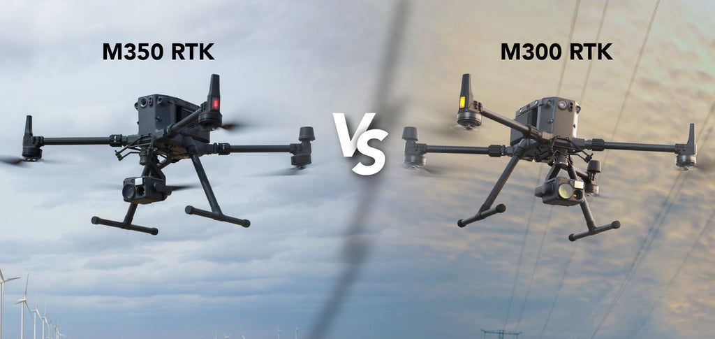 A Comparison Between The DJI M350 RTK and M300 RTK